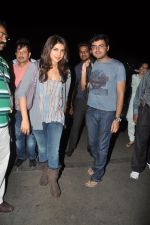 priyanka chopra leaves for her brother_s graduation ceremony in Airport, Mumbai on 23rd May 2012 (4).JPG